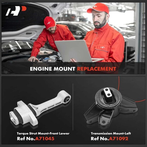 Trans & Torque Mount Kit Santa Fe Sport 13-18 Sorento 14-15 AWD L4 V6 - Picture 2 of 8